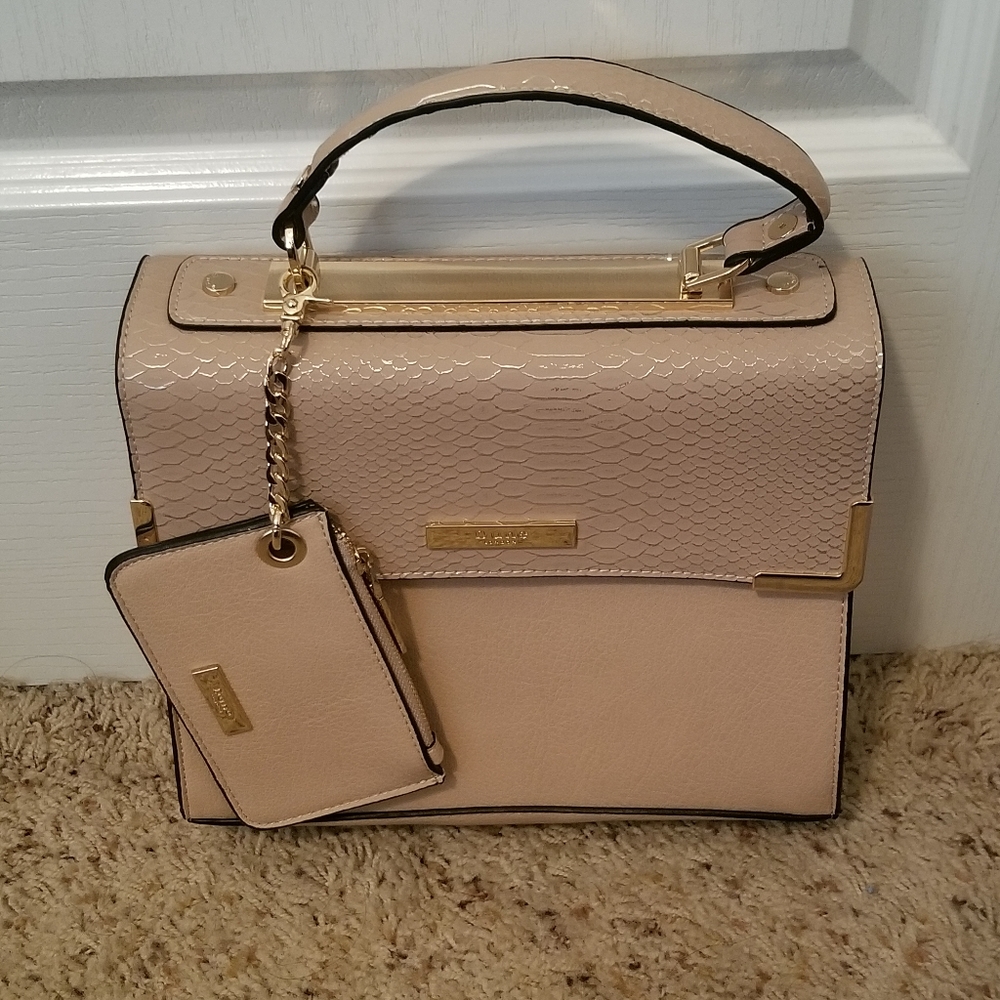 Dune London Satchel Bag- rose tan